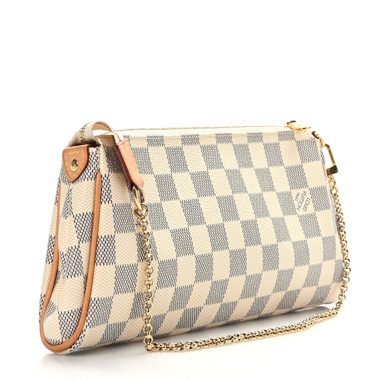 Louis Vuitton Damier Azur Eva Clutch 2 of 8