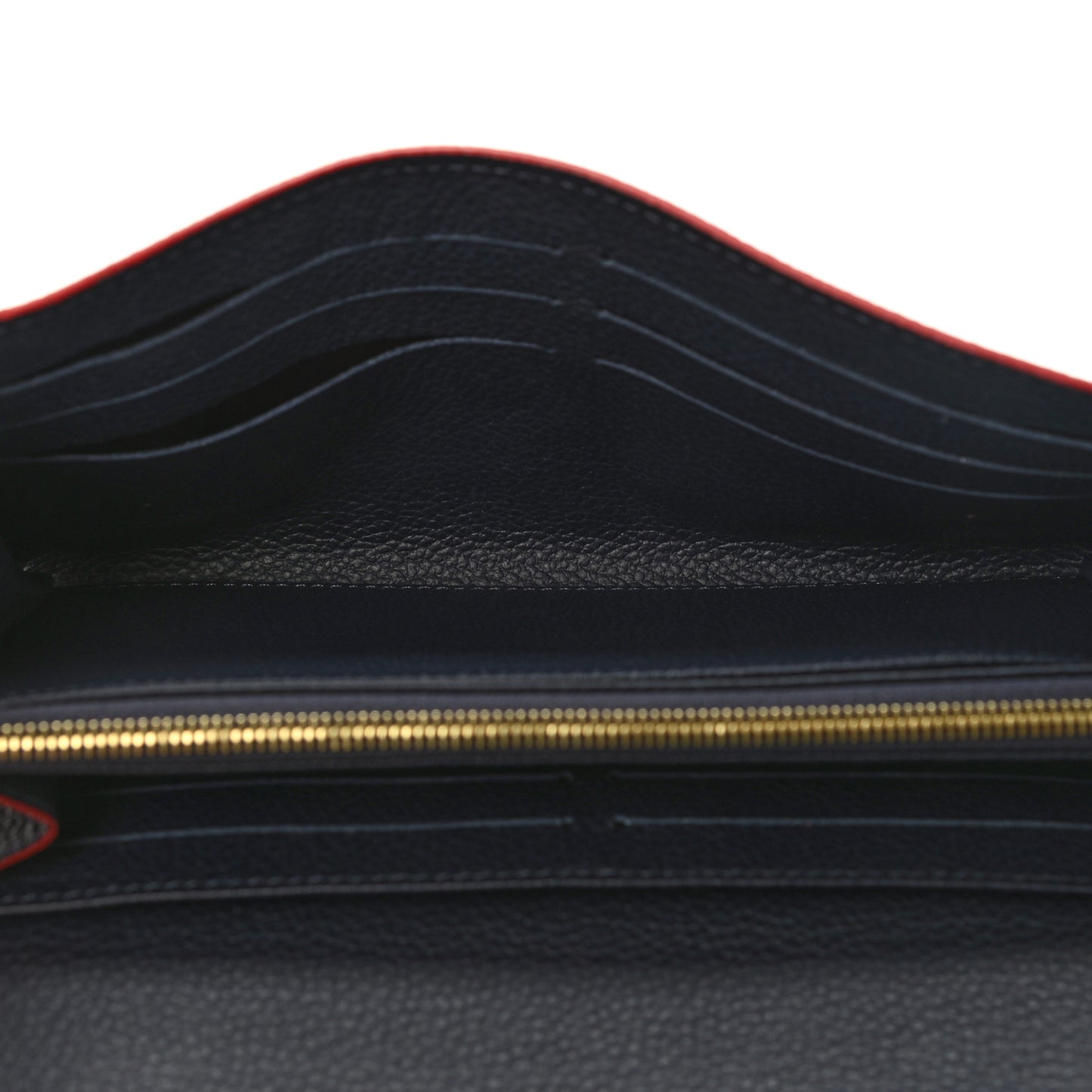 Empreinte Sarah Wallet NM Marine Rouge