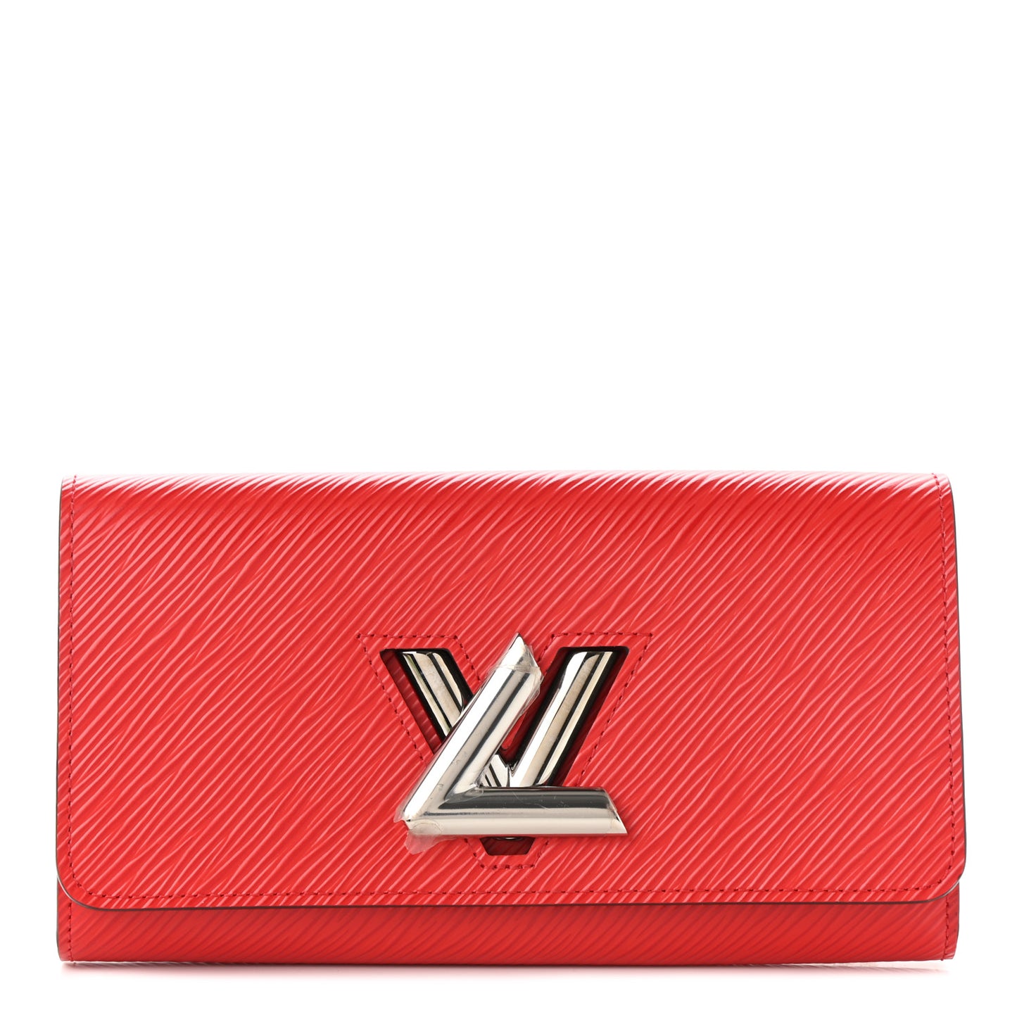 Epi Twist Wallet Coquelicot