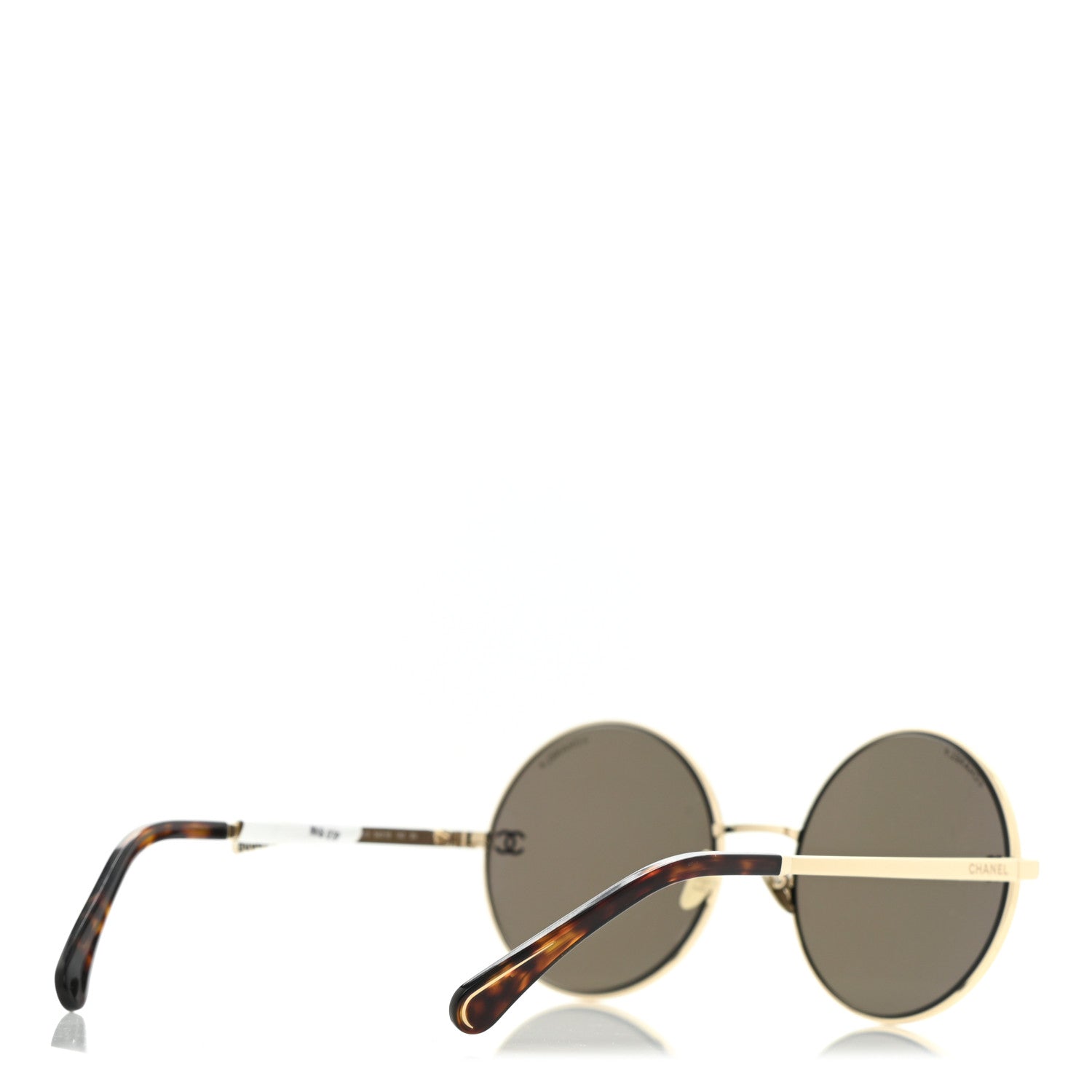 Chanel Round Sunglasses 4268 Gold 4 of 7