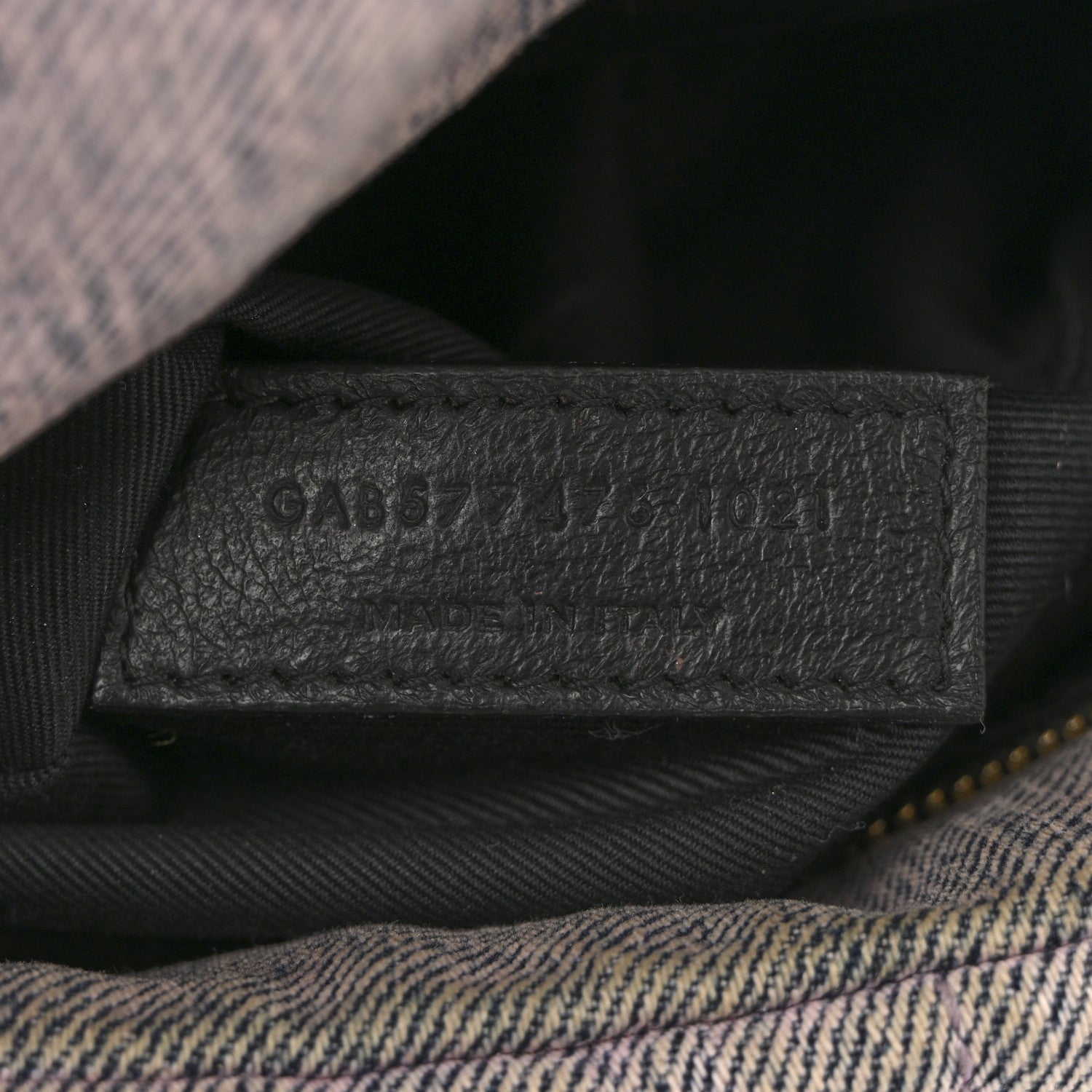 Saint Laurent Denim Quilted Small Loulou Puffer Monogram Chain Satchel Bleached Lilac 7 of 13