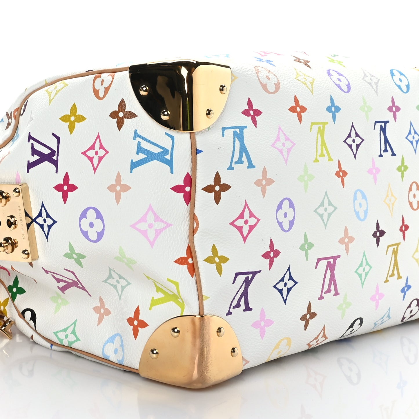 Monogram Multicolor Speedy 30 White