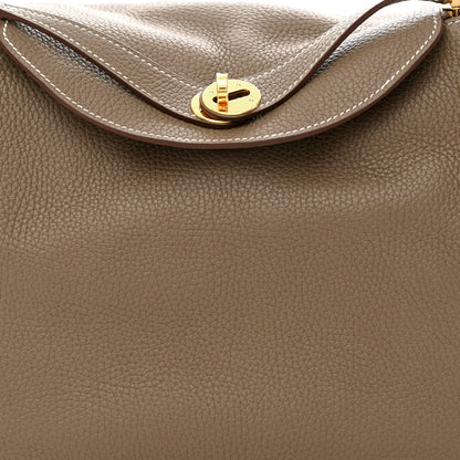 Hermes Taurillon Clemence Lindy 30 Etoupe 8 of 11