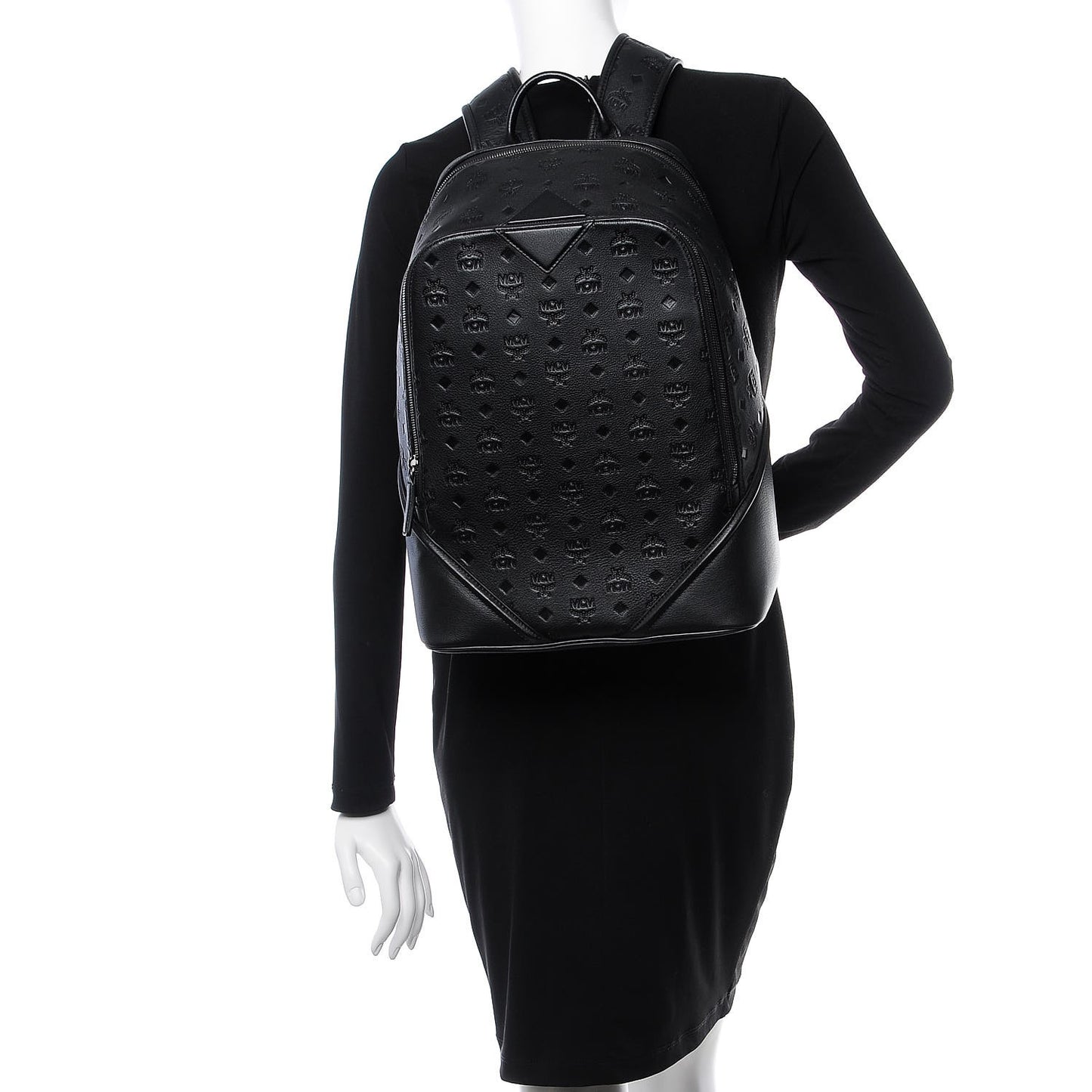 Calfskin Ottomar Monogram Duke Backpack Black