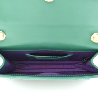 Bulgari Calfskin Serpenti Forever Crossbody Bag Emerald Green 6 of 15