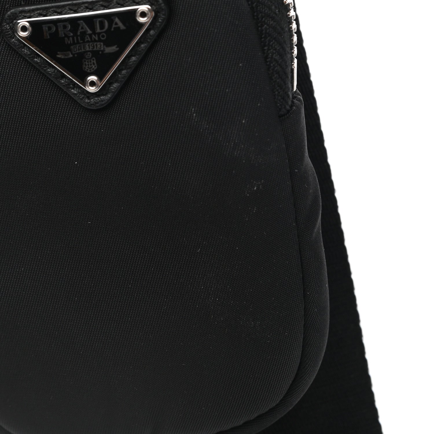 Prada Re-Nylon Quilted Padded Flap Shoulder Bag Black 7 of 12