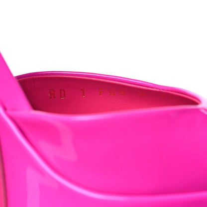 Valentino Garavani Patent DiscoBox 80/180mm Platform Pumps 38 Pink PP 8 of 9