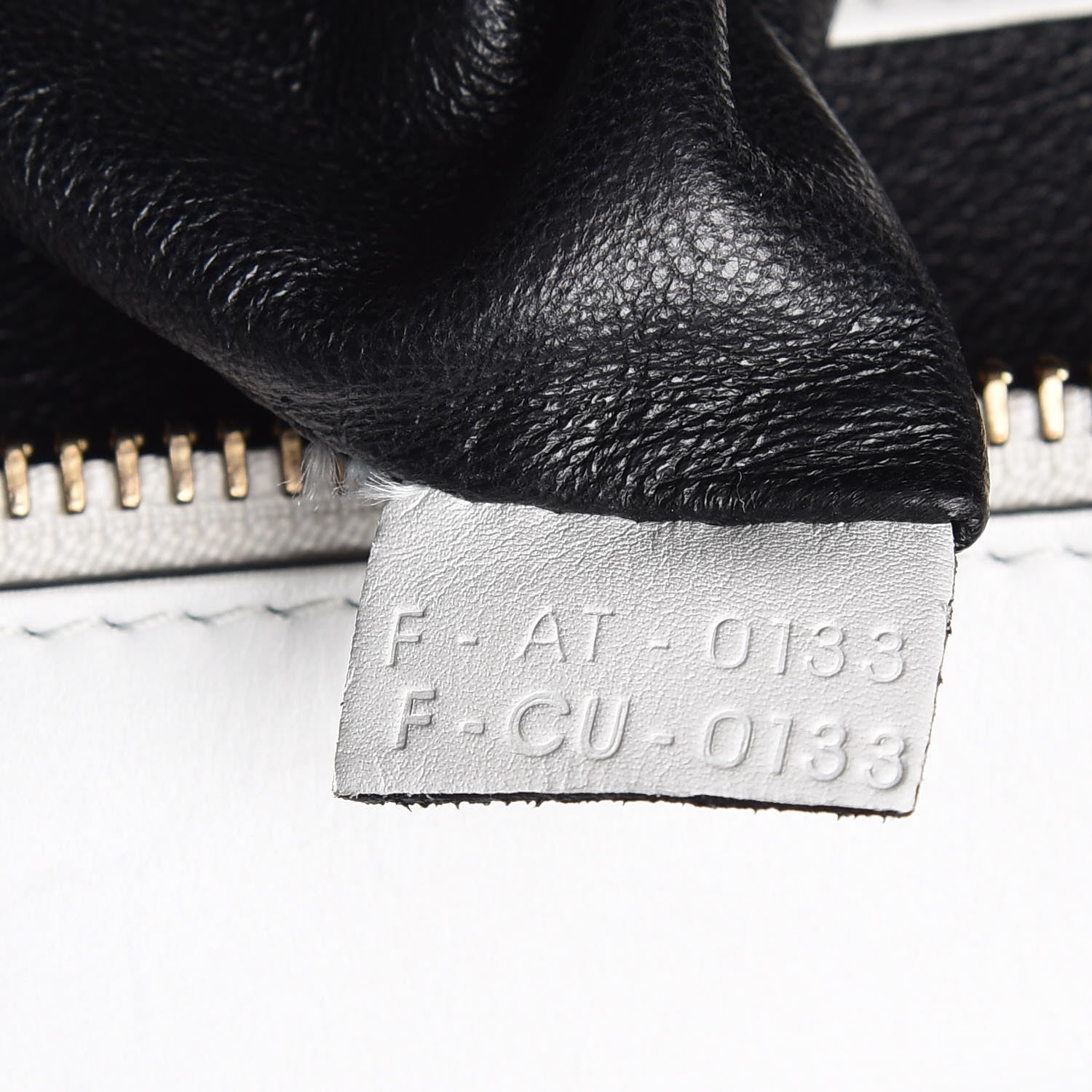 Celine Satin Calfskin Mini Bi-Color Luggage White Black 8 of 13