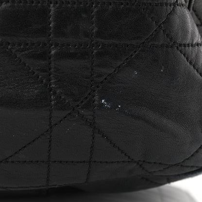 Christian Dior Lambskin Cannage Drawstring Bag Black 11 of 17