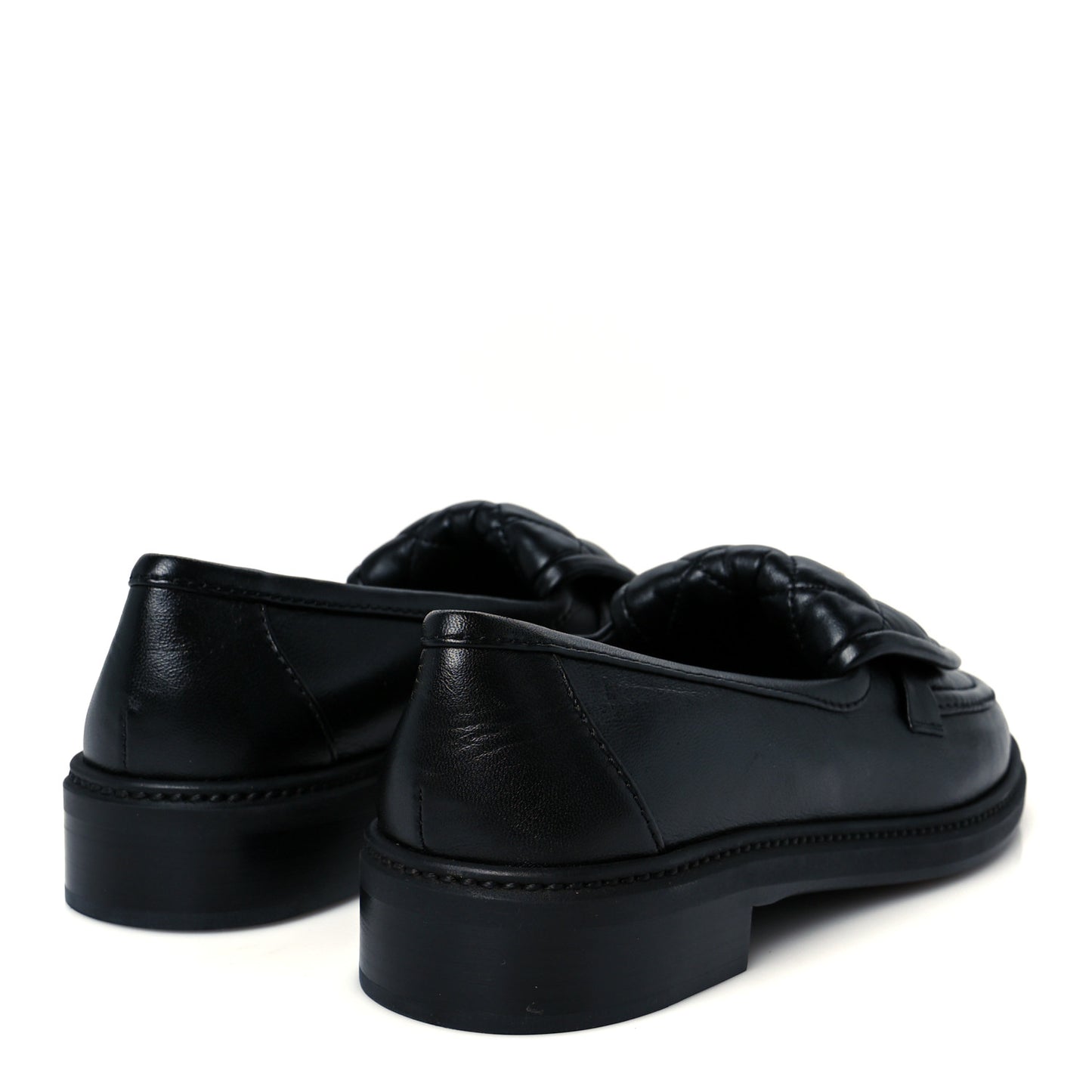 Lambskin Quilted CC Turnlock Loafers 39.5 Black
