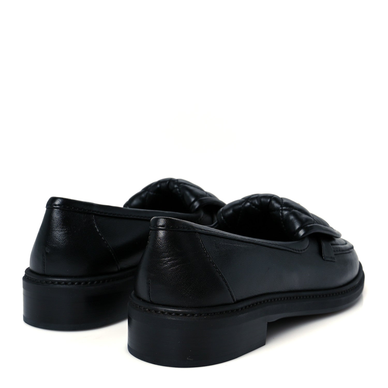 Chanel Lambskin Quilted CC Turnlock Loafers 39.5 Black 5 of 9