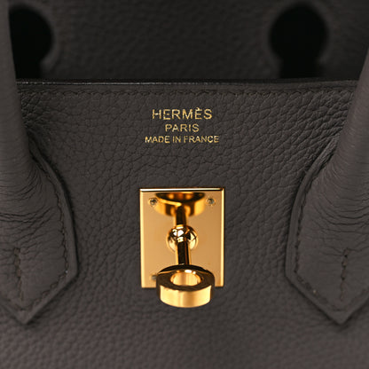 Hermes Togo Birkin 25 Etain 6 of 9
