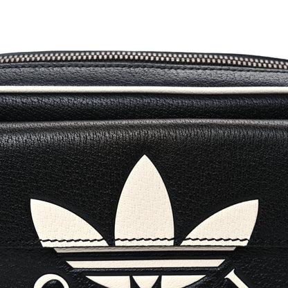 Gucci X ADIDAS Textured Dollar Calfskin Belt Bag Black 8 of 10