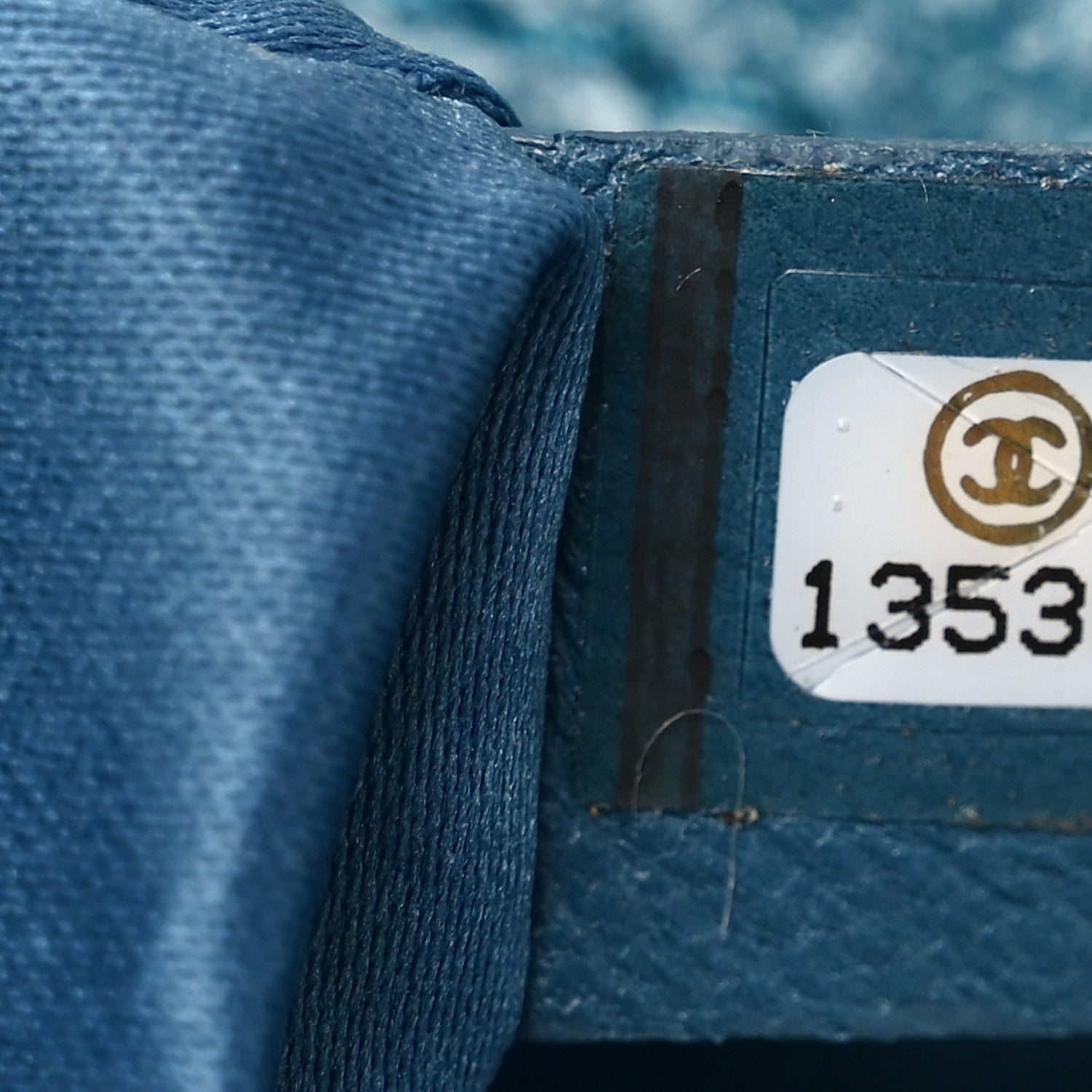 Chanel Glazed Calfskin Large On The Road Large Frame Tote Blue 7 of 11