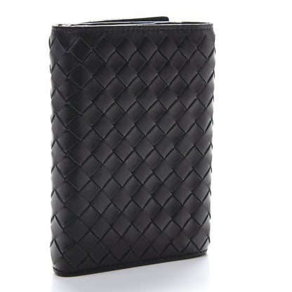 Bottega Veneta Nappa Intrecciato Tri-Fold Wallet Black 3 of 7
