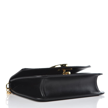 Chloe Calfskin Suede C Clutch With Chain Black 4 of 10