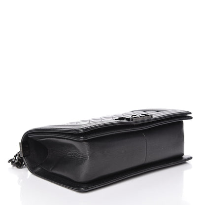 Chanel Caviar Quilted Medium Boy Flap So Black 4 of 13
