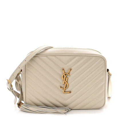 Saint Laurent Calfskin Matelasse Monogram Lou Camera Bag Crema Soft 1 of 10