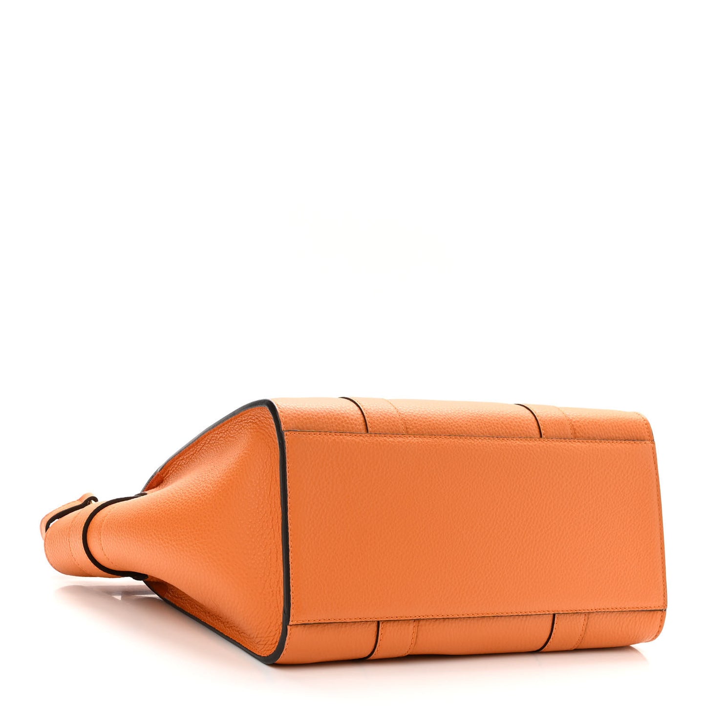 Small Classic Grain Small Bayswater Zip Tote Orange