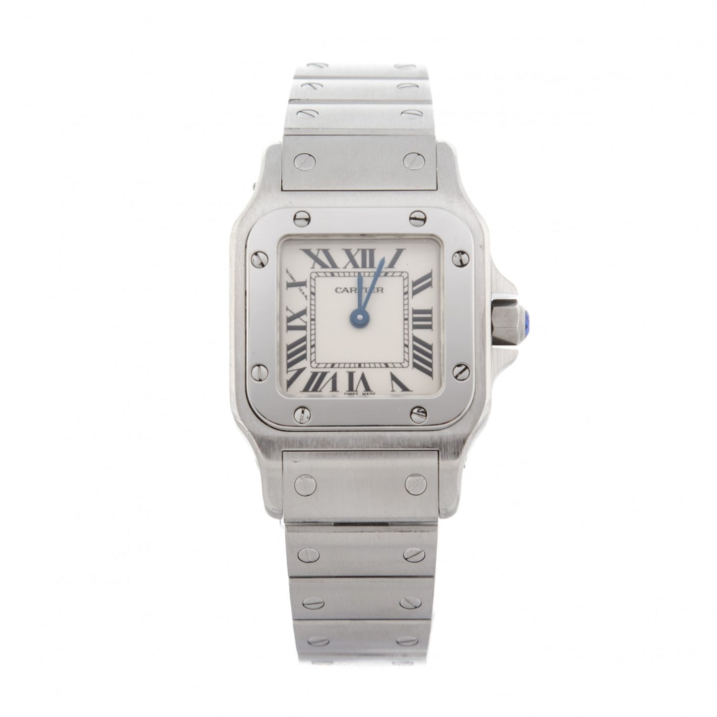 Stainless Steel 24mm Santos de Galbee Quartz Watch