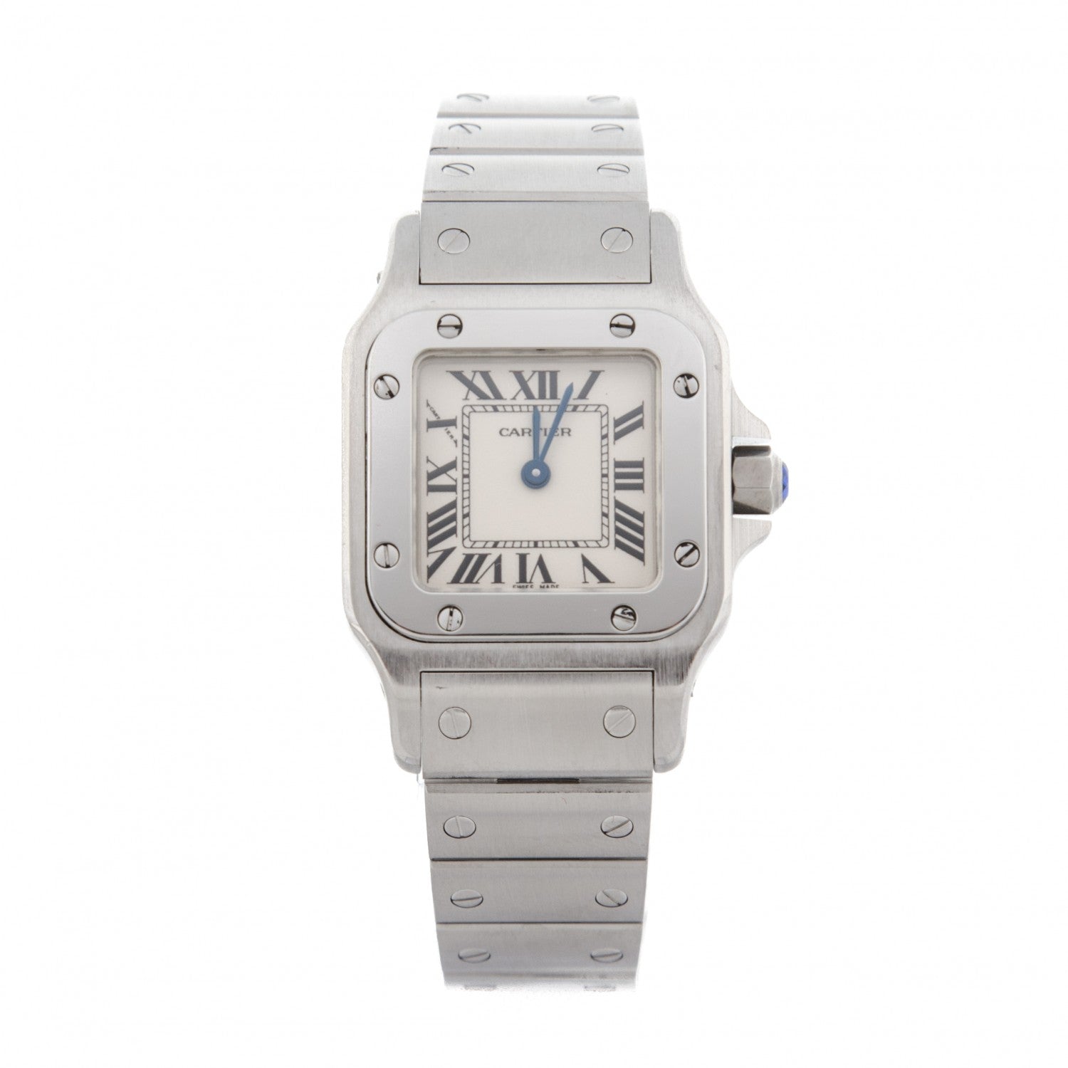 Cartier Stainless Steel 24mm Santos de Galbee Quartz Watch 1 of 9