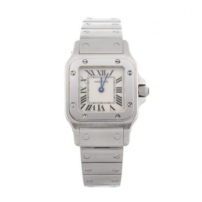 Cartier Stainless Steel 24mm Santos de Galbee Quartz Watch 1 of 9
