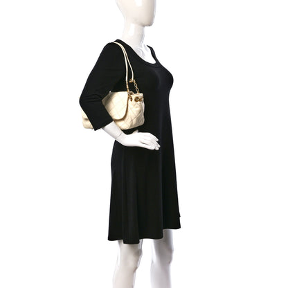 Chanel Calfskin Quilted Retro Chain Flap Beige 2 of 10