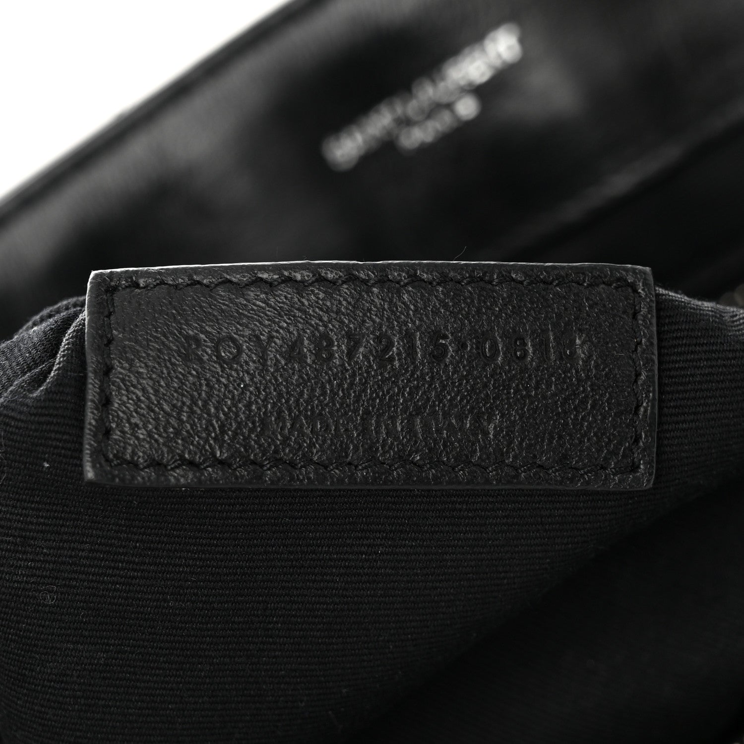 Saint Laurent Calfskin Y Quilted Monogram Large Loulou Chain Satchel Black 7 of 13