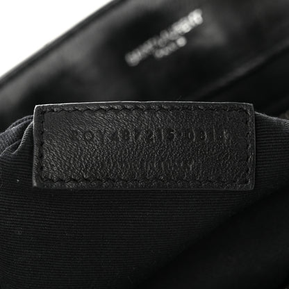 Saint Laurent Calfskin Y Quilted Monogram Large Loulou Chain Satchel Black 7 of 13