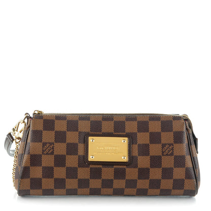 Louis Vuitton Damier Ebene Eva Clutch 1 of 7