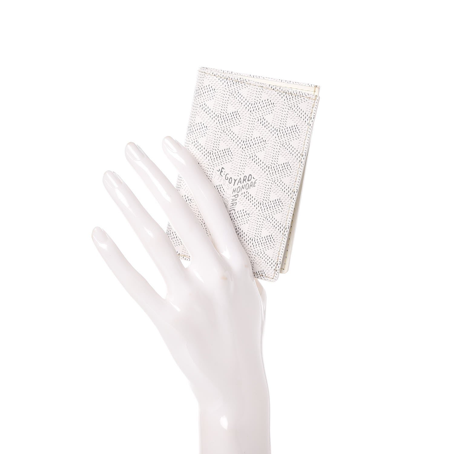 Goyard Chevron Saint Pierre Card Holder White 2 of 7