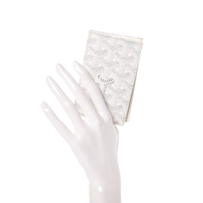 Goyard Chevron Saint Pierre Card Holder White 2 of 7