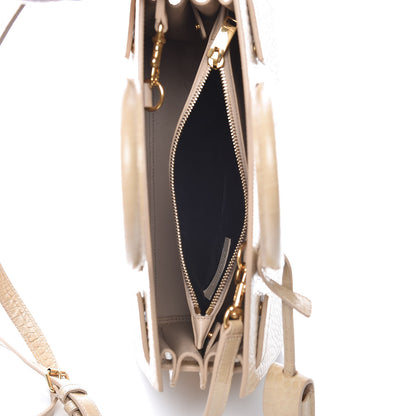 Saint Laurent Calfskin Crocodile Embossed Baby Sac De Jour Nude 7 of 10