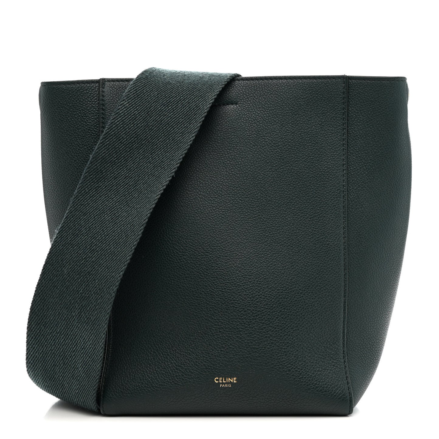Soft Grained Calfskin Small Sangle Bucket Bag Amazone
