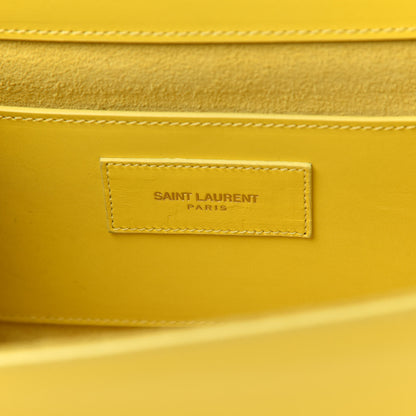 Saint Laurent Calfskin Classic Monogram Cassandre Clutch Mimosa 6 of 10
