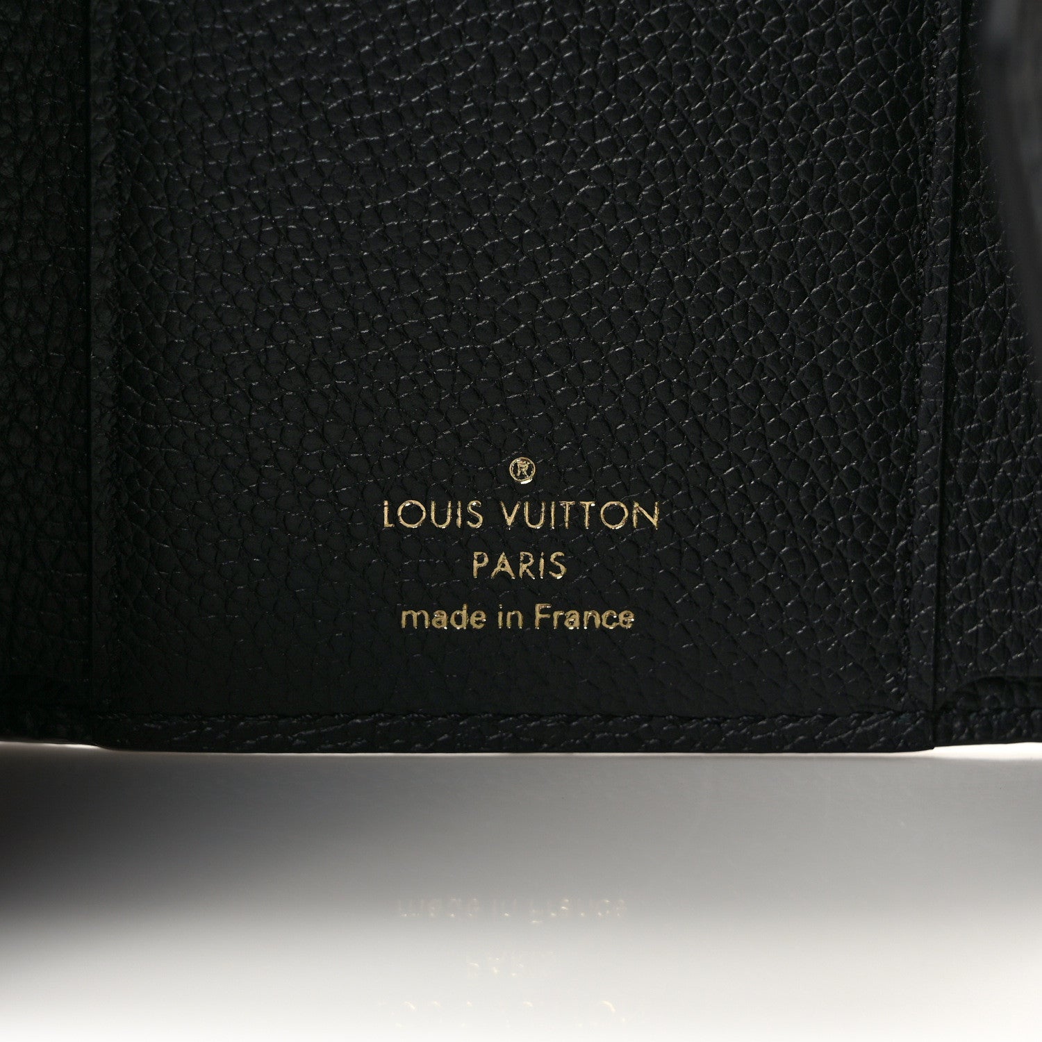 Louis Vuitton Empreinte Monogram Giant Victorine Wallet Black Beige 6 of 7