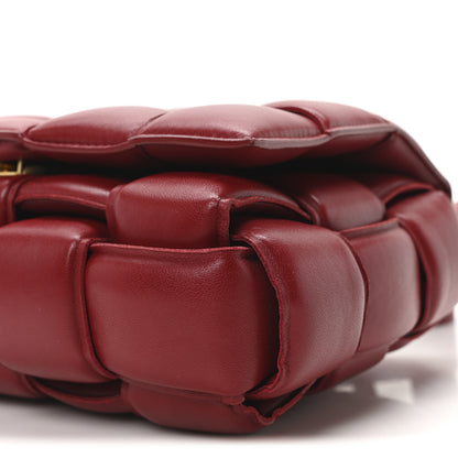 Bottega Veneta Nappa Maxi Intreccio Padded Cassette Crossbody Bag Dark Red 9 of 9