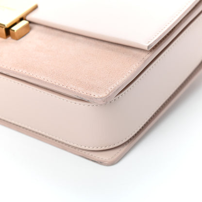 Saint Laurent Smooth Calfskin Suede Medium Bellechasse Bag Marble Pink 8 of 9