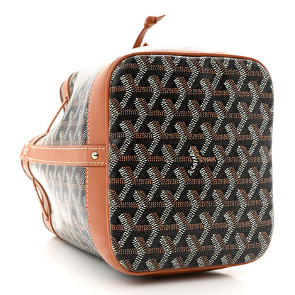 Goyard Goyardine Petit Flot Bucket Bag PM Black Gold 4 of 9