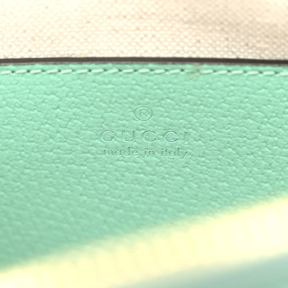 Gucci Monogram Jumbo GG Textured Dollar Calfskin Small Ophidia Dome Shoulder Bag Beige Pepperlight Mint 6 of 10