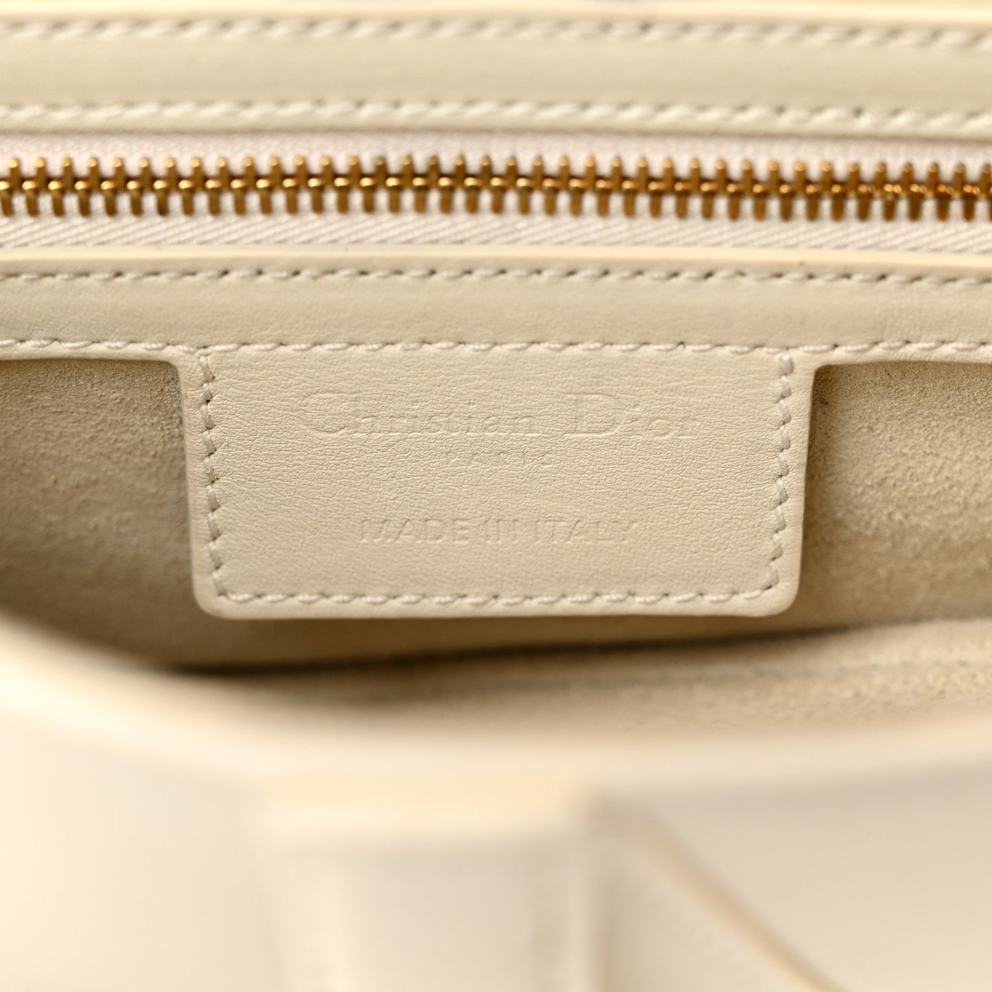Ultra Matte Calfskin Saddle Bag Off White