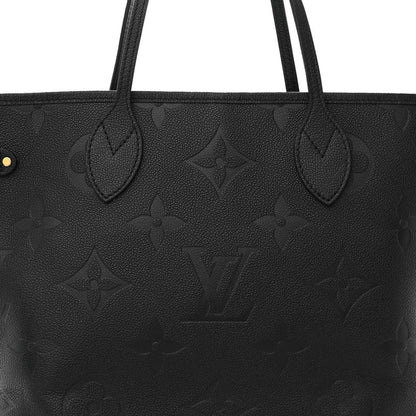 Louis Vuitton Empreinte Monogram Giant Neverfull MM Black 7 of 10