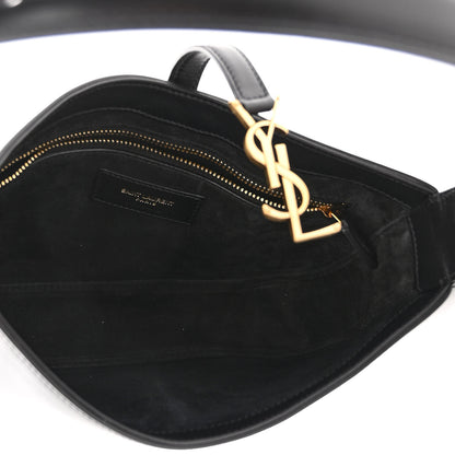 Saint Laurent Smooth Calfskin Le 5 A 7 Hobo Black 5 of 10