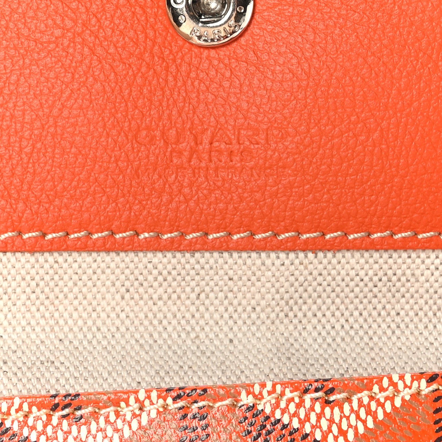 Goyard Goyardine Saint Louis PM Orange 7 of 10
