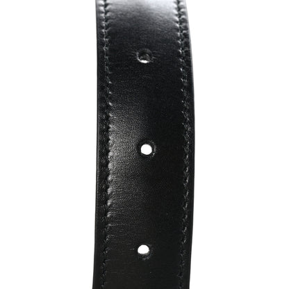 Gucci Efesto Leather Horsebit 25mm Belt 65/26 Black 5 of 6