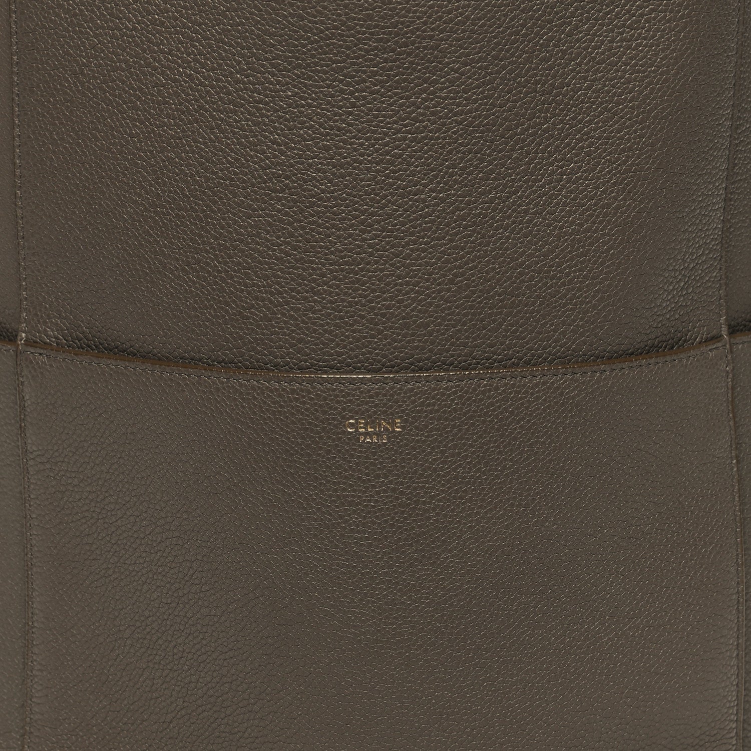 Celine Soft Grained Calfskin Sangle Bucket Bag Taupe 8 of 12