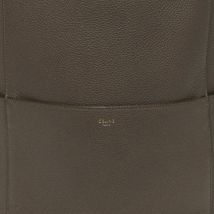 Celine Soft Grained Calfskin Sangle Bucket Bag Taupe 8 of 12