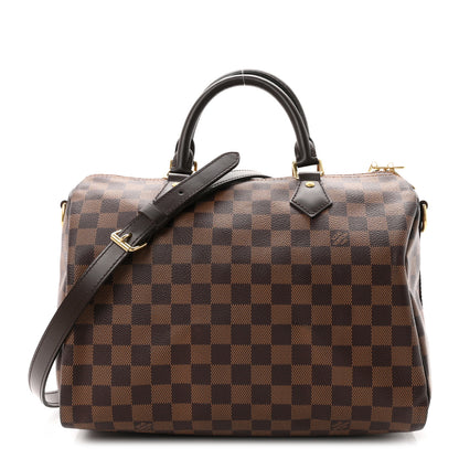 Louis Vuitton Damier Ebene Speedy Bandouliere 30 1 of 10