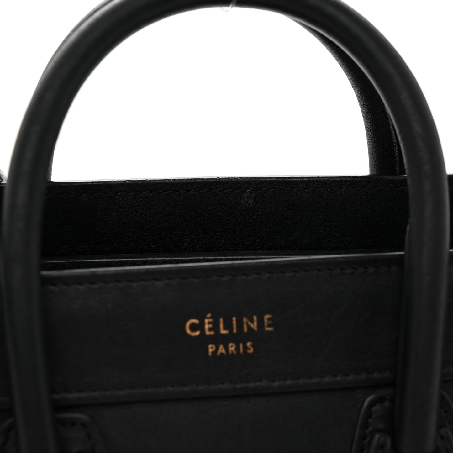 Smooth Calfskin Nano Luggage Black