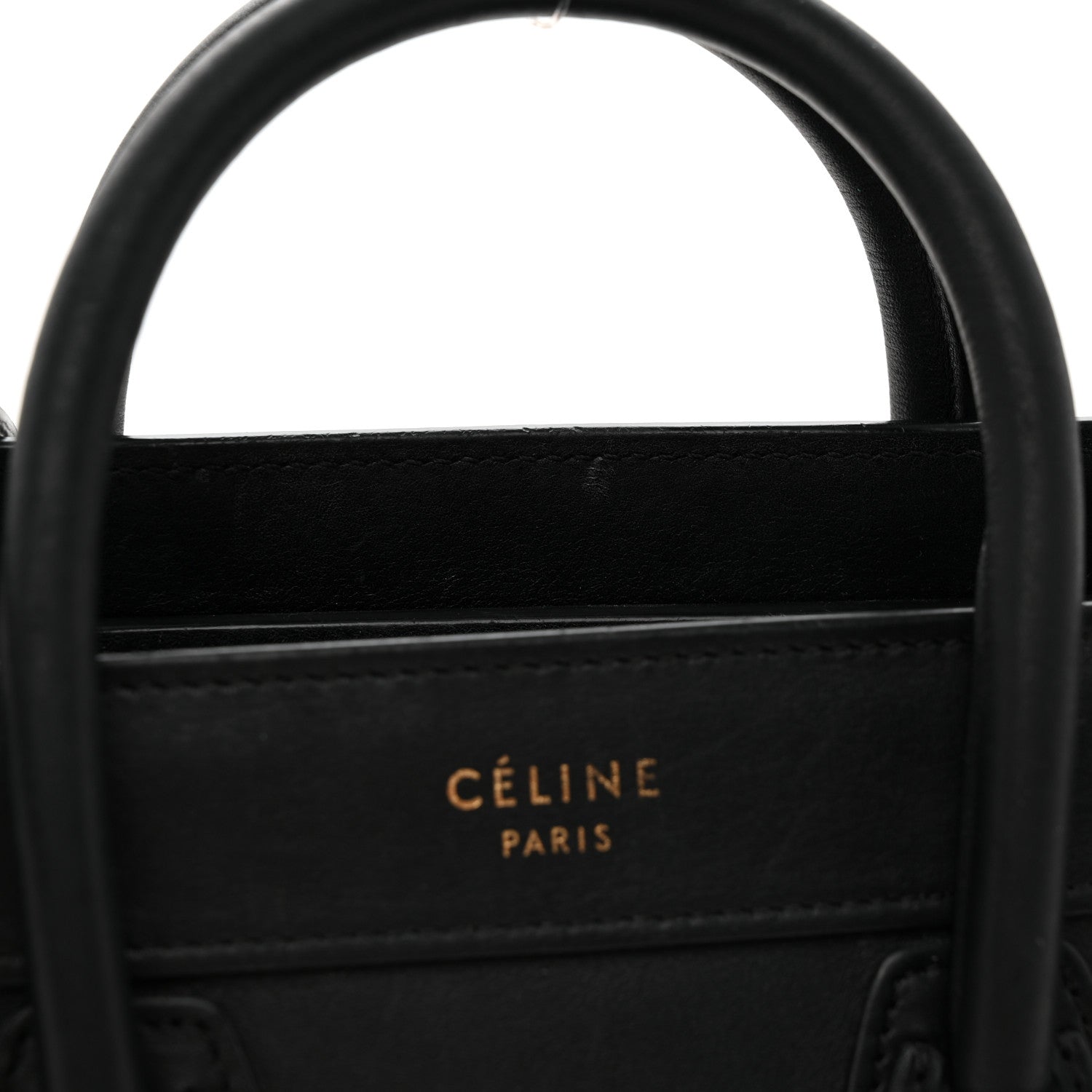 Celine Smooth Calfskin Nano Luggage Black 17 of 17
